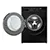 LG FWY706NCTN1 10kg/6kg 1400 Spin Washer Dryer - Onyx Black