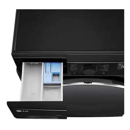 LG FWY706NCTN1 10kg/6kg 1400 Spin Washer Dryer - Onyx Black