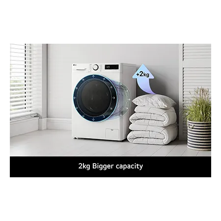 LG FWY706WWTN1 10kg/6kg 1400 Spin Washer Dryer - White