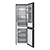 LG GBGS514CEV 59.5cm InstaView Total No Frost Fridge Freezer) - Black