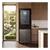 LG GBGS514CEV 59.5cm InstaView Total No Frost Fridge Freezer) - Black