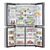 LG GML960PYFE American SBS Fridge Freezer Plumbed Frost Free in Silve
