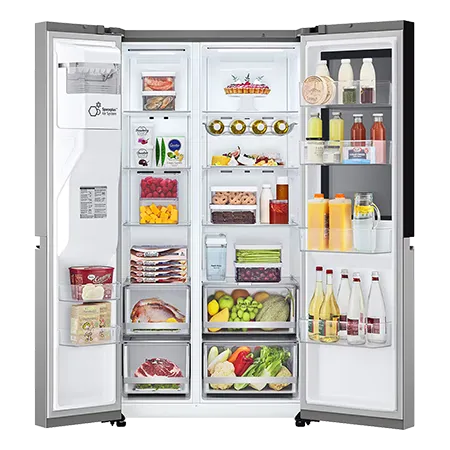 LG GSGV81PYLL American Style Smart Total No Frost Fridge Freezer - Prime Silver LG GSGV81PYLL American Style Smart Total No Frost Fridge Freezer - Prime Silver