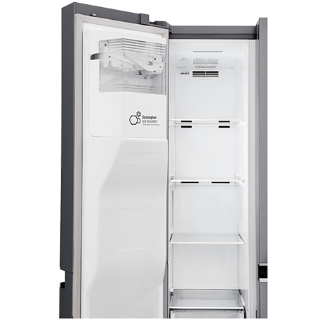 LG GSL761PZXV US Style Side by Side Fridge Freezer in Stainless Steel with A+ Energy Rating Non Plumbed & Water Dispenser