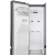 LG GSL761PZXV US Style Side by Side Fridge Freezer in Stainless Steel with A+ Energy Rating Non Plumbed & Water Dispenser