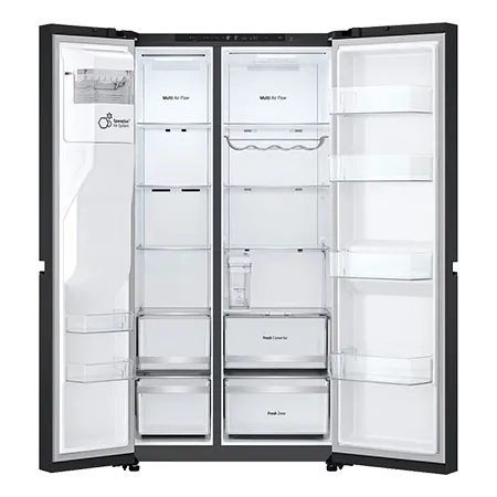 LG GSLE81EPBD 91.3cm 50/50 Frost Free American Fridge Freezer - Essence Matte Black LG GSLE81EPBD 91.3cm 50/50 Frost Free American Fridge Freezer - Essence Matte Black
