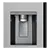 LG GSXE81PYBE 628L InstaView American Style Fridge Freezer - Silver