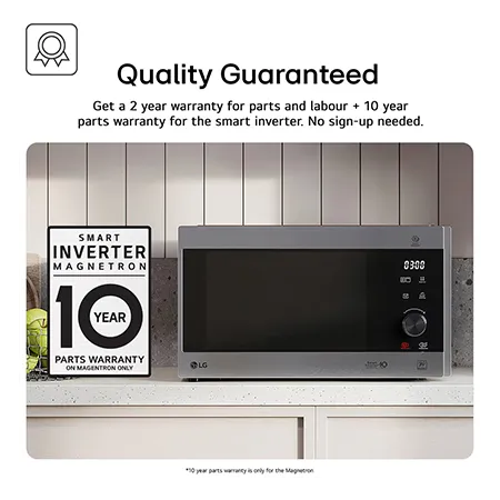 LG MH6535GIS Microwave Oven with Grill and Touch Control Panel - Black