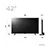 LG OLED42C34LA 42" 4K Smart OLED TV