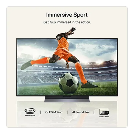 LG OLED48C66LB 48" 4K OLED evo AI Smart TV