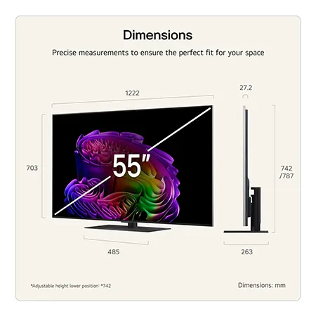 LG OLED55G66LS 55" 4K OLED evo AI Stand version Smart TV