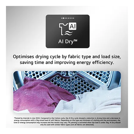 LG RHX5009TWB 9kg Heat Pump Tumble Dryer - White