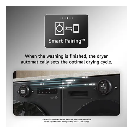 LG RHX7010TBB 10kg Heat Pump Tumble Dryer - Black