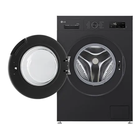 LG W4X1095NNK 9kg/5kg 1400 Spin Washer Dryer - Gloss Black