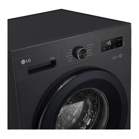 LG W4X1095NNK 9kg/5kg 1400 Spin Washer Dryer - Gloss Black