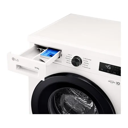 LG W4X1095NWK 9kg/5kg 1400 Spin Washer Dryer - White