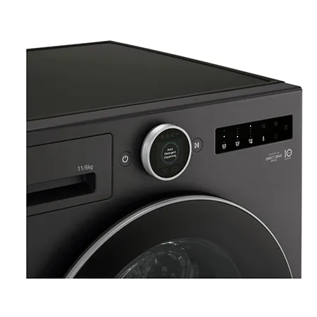 LG WHX9516TBC 11kg/6kg 1400 Spin Washer Dryer - Black