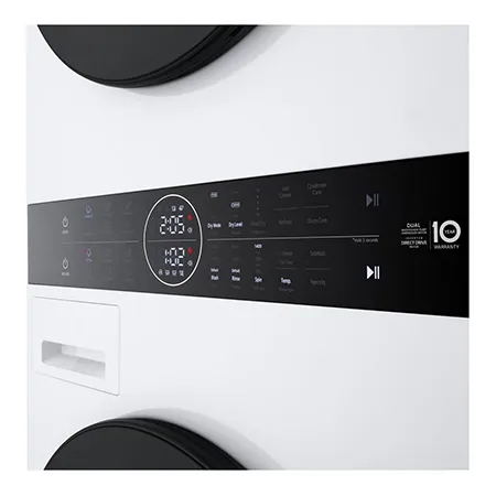 LG WT1210WWF 12kg/10kg 1400 Spin Wash Tower - White