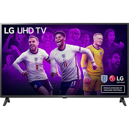 LG 50UP75006LF, 50 inch Smart UHD 4k LED TV Black with Freeview