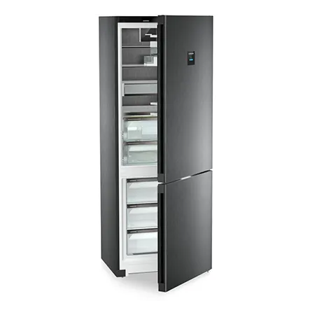 Liebherr CBNbsc778i 70/30 No Frost Fridge Freezer - Black Steel