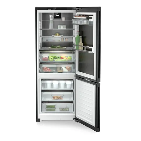 Liebherr CBNbsc778i 70/30 No Frost Fridge Freezer - Black Steel
