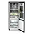 Liebherr CBNbsc778i 70/30 No Frost Fridge Freezer - Black Steel