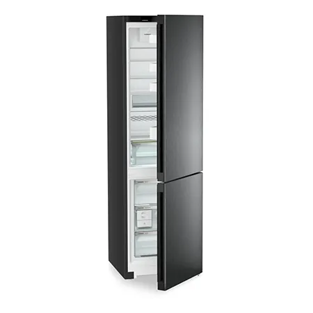 Liebherr CNbda5723 70/30 No Frost Fridge Freezer - Black Steel