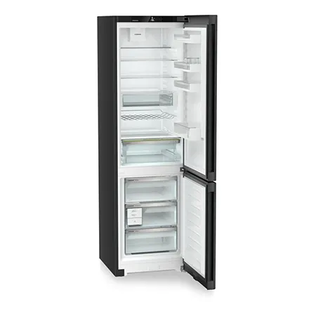 Liebherr CNbda5723 70/30 No Frost Fridge Freezer - Black Steel