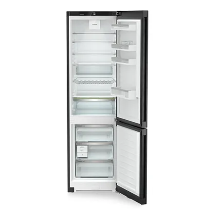 Liebherr CNbda5723 70/30 No Frost Fridge Freezer - Black Steel