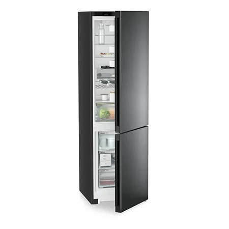 Liebherr CNbda5723 70/30 No Frost Fridge Freezer - Black Steel