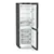 Liebherr CNdgc5203 60/40 No Frost Fridge Freezer - Dark Grey