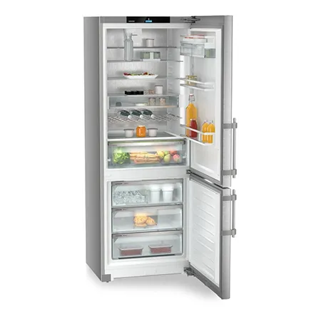 Liebherr CNsdd776i 70/30 No Frost Fridge Freezer - Silver