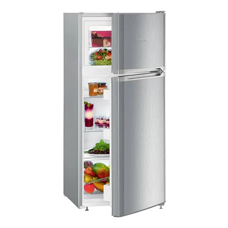 Liebherr CTele2131 Top Mount Fridge Freezer - Silver