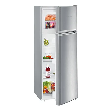 Liebherr CTele2531 Top Mount Fridge Freezer - Silver