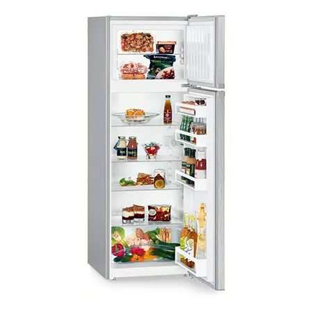 Liebherr CTele2931 Top Mount Fridge Freezer - Silver