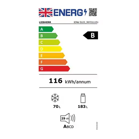 Liebherr ICNb5123 Integrated No Frost Fridge Freezer