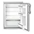 Liebherr Rsdci1620 Undercounter Larder Fridge - Silver