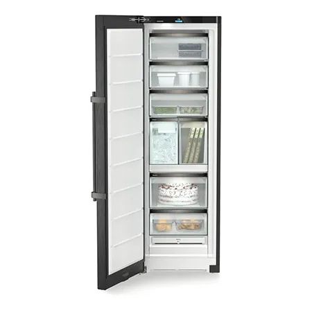 Liebherr SFNbsd529i No Frost Upright Freezer - Black Steel