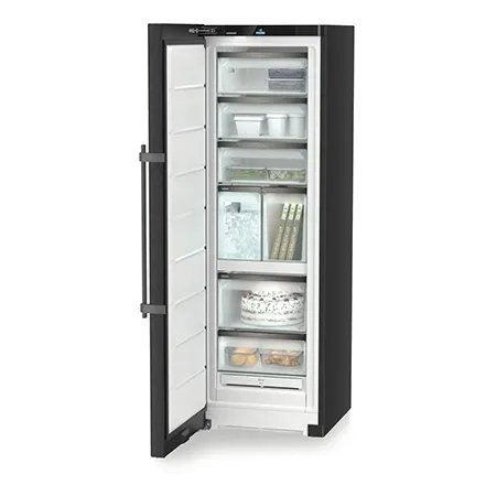 Liebherr SFNbsd529i No Frost Upright Freezer - Black Steel