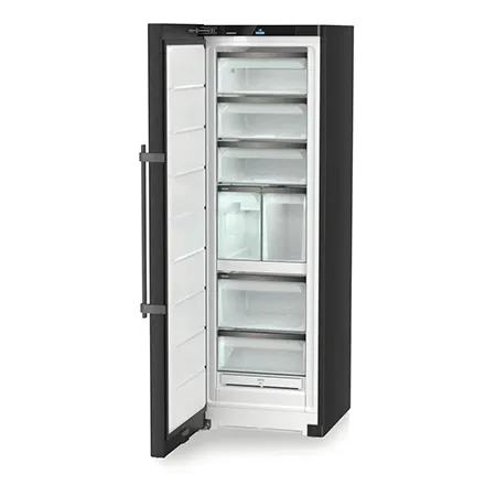 Liebherr SFNbsd529i No Frost Upright Freezer - Black Steel