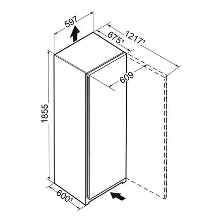Liebherr SFNd5227 No Frost Upright Freezer - White