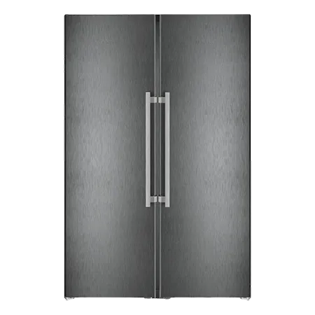 Liebherr XRCbs5295 American Side by Side Fridge Freezer - Black Steel