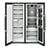Liebherr XRCbs5295 American Side by Side Fridge Freezer - Black Steel
