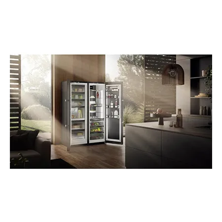 Liebherr XRCbs5295 American Side by Side Fridge Freezer - Black Steel