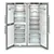 Liebherr XRCsd5255 American Side by Side Fridge Freezer - Silver
