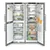 Liebherr XRCsd5255 American Side by Side Fridge Freezer - Silver