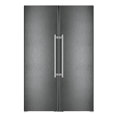 Liebherr XRFbs5295 American Side by Side Fridge Freezer - Black Steel