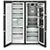 Liebherr XRFbs5295 American Side by Side Fridge Freezer - Black Steel