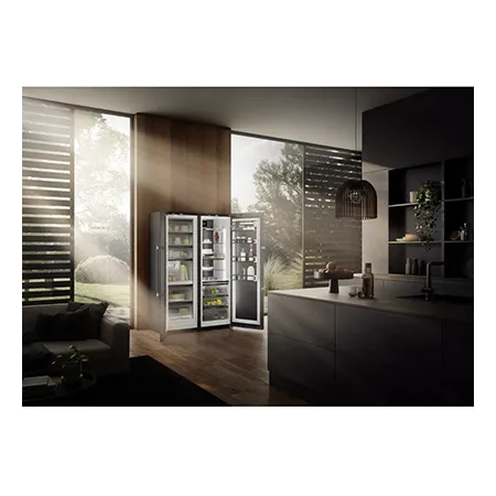 Liebherr XRFbs5295 American Side by Side Fridge Freezer - Black Steel