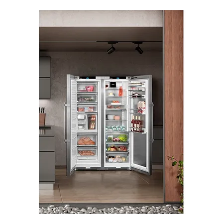 Liebherr XRFst5295 American Side by Side Fridge Freezer - Stainless Steel